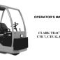 Clark CTE 7, Clark CTE 12, Clark CTE 20 Operator's Manual