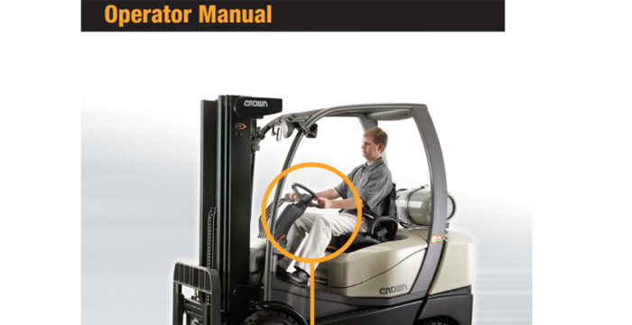 Crown c5 Forklift Owner Manual