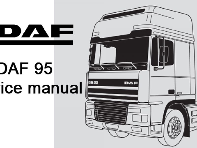 DAF 95XF Maintenance Manual