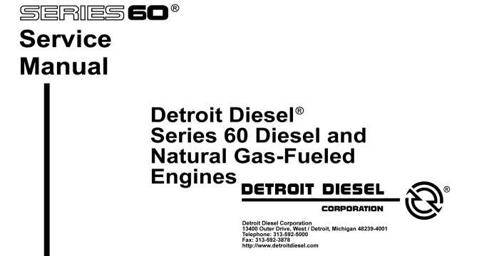 Detroit Diesel Natural Gas Fueled Engines