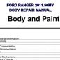 Ford Ranger 2011 Body Repair Manual