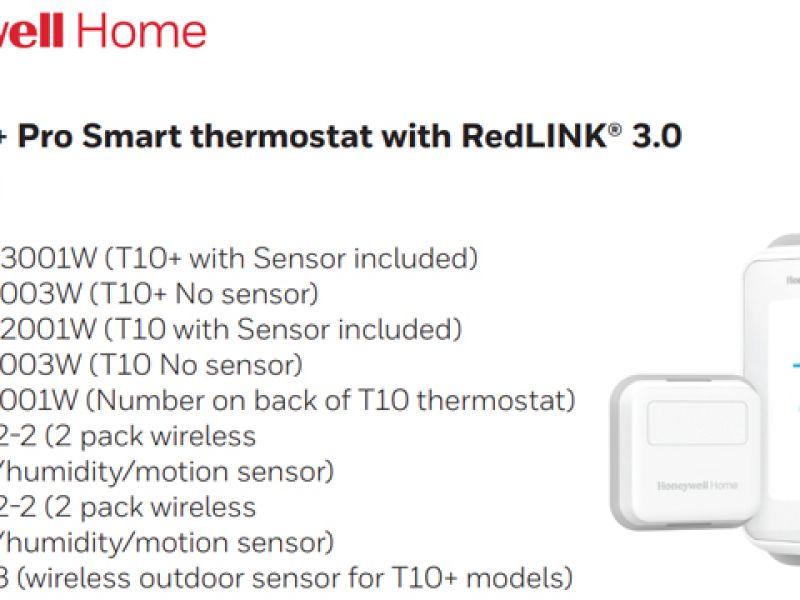 T10 & T10+ Pro Smart thermostat with RedLINK User guide