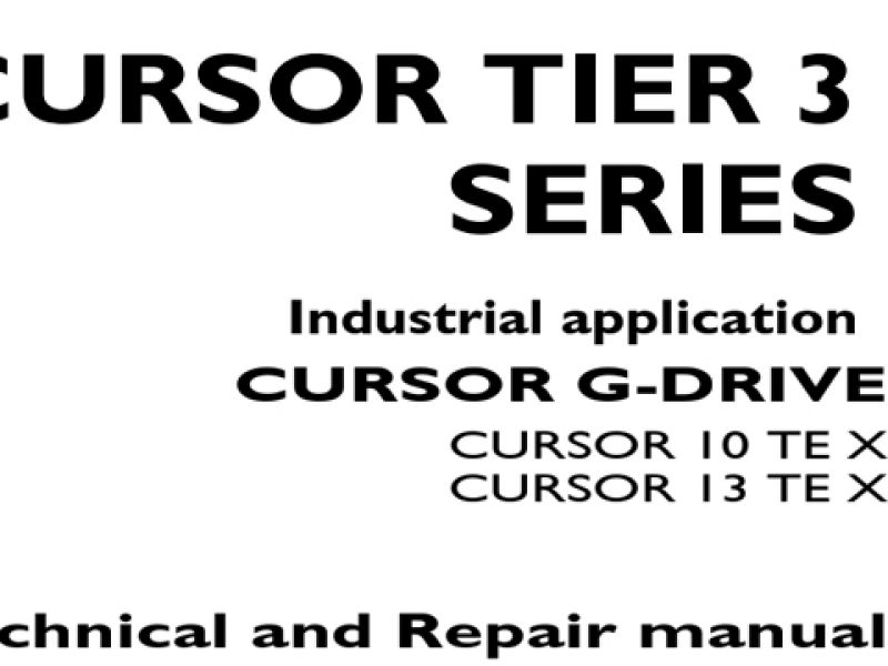 Iveco Cursor10 Cursor13 Repair Manual