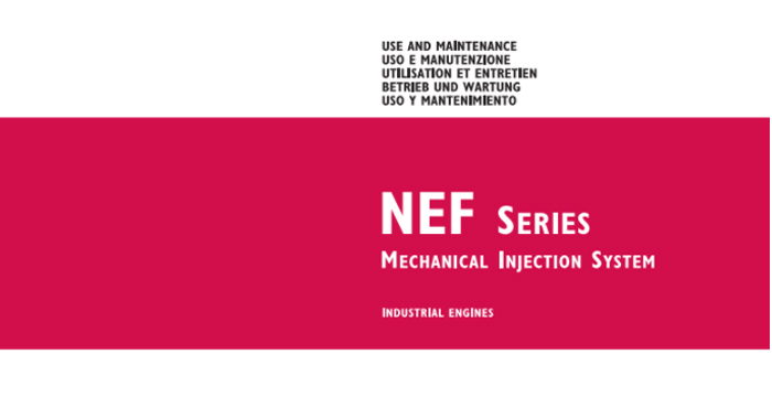 Iveco Engine NEF45TM5 Operating Manual PDF
