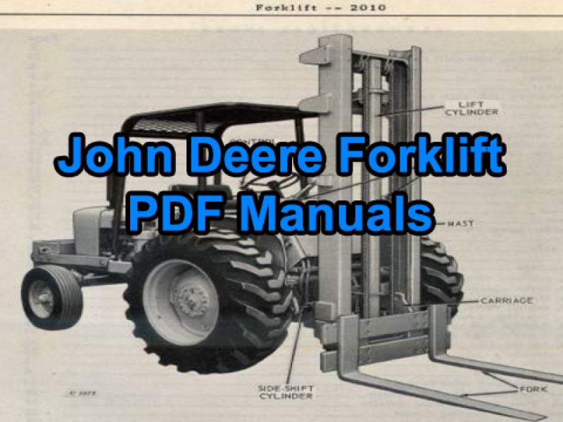 John Deere Forklift Truck Manual PDF