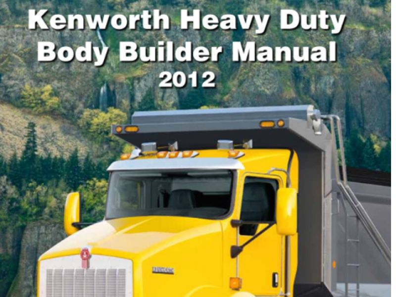 KenworthHd t800 w900 c500 Body Builder Manual
