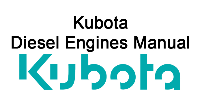 Kubota diesel engines pdf manuals