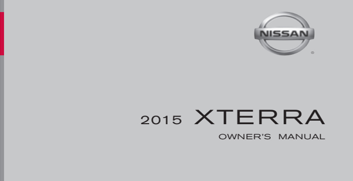 Nissan Xterra 2015 User Manual PDF