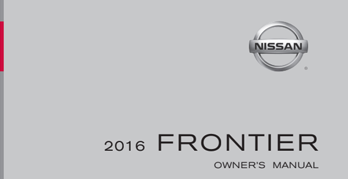 2016 Nissan Frontier User Manual
