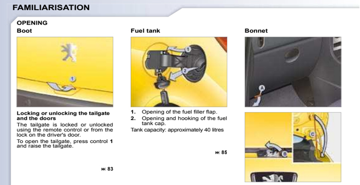 Peugeot Owners Manuals pdf