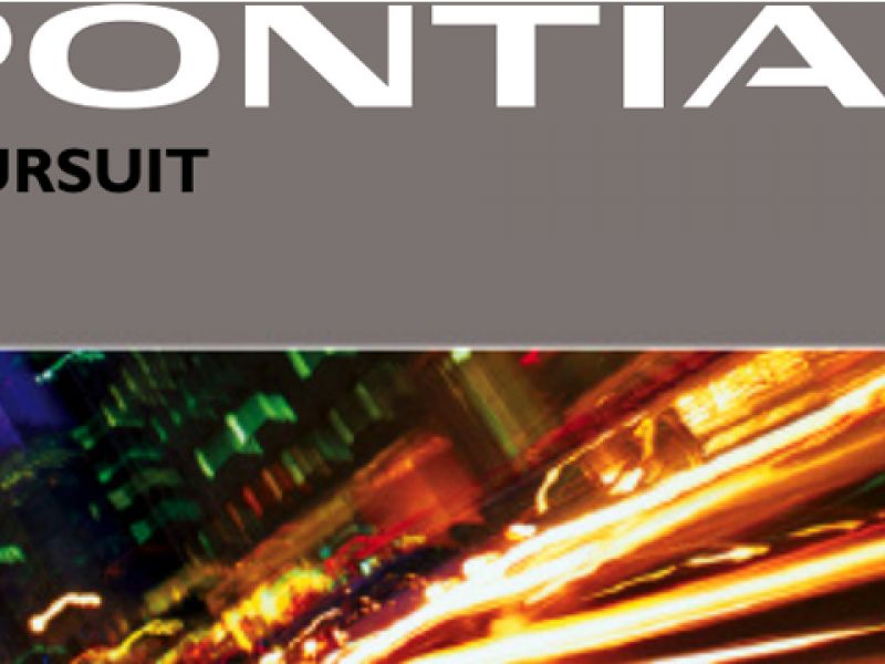 Pontiac Pursuit Owner’s and Service Manual