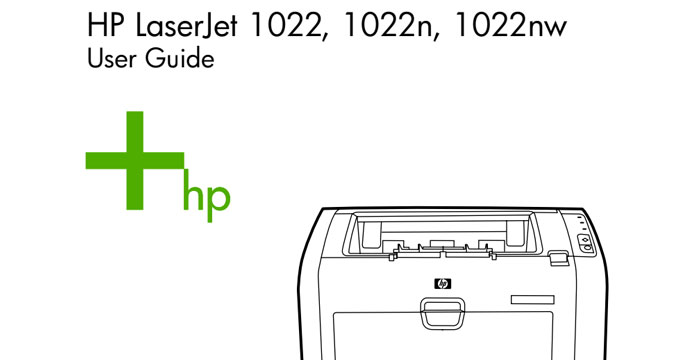 HP LaserJet 1022 User Guide