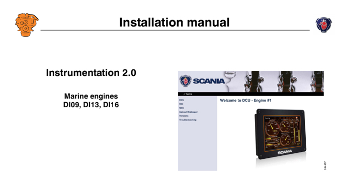 Scania DI13 Instrumentation Manual